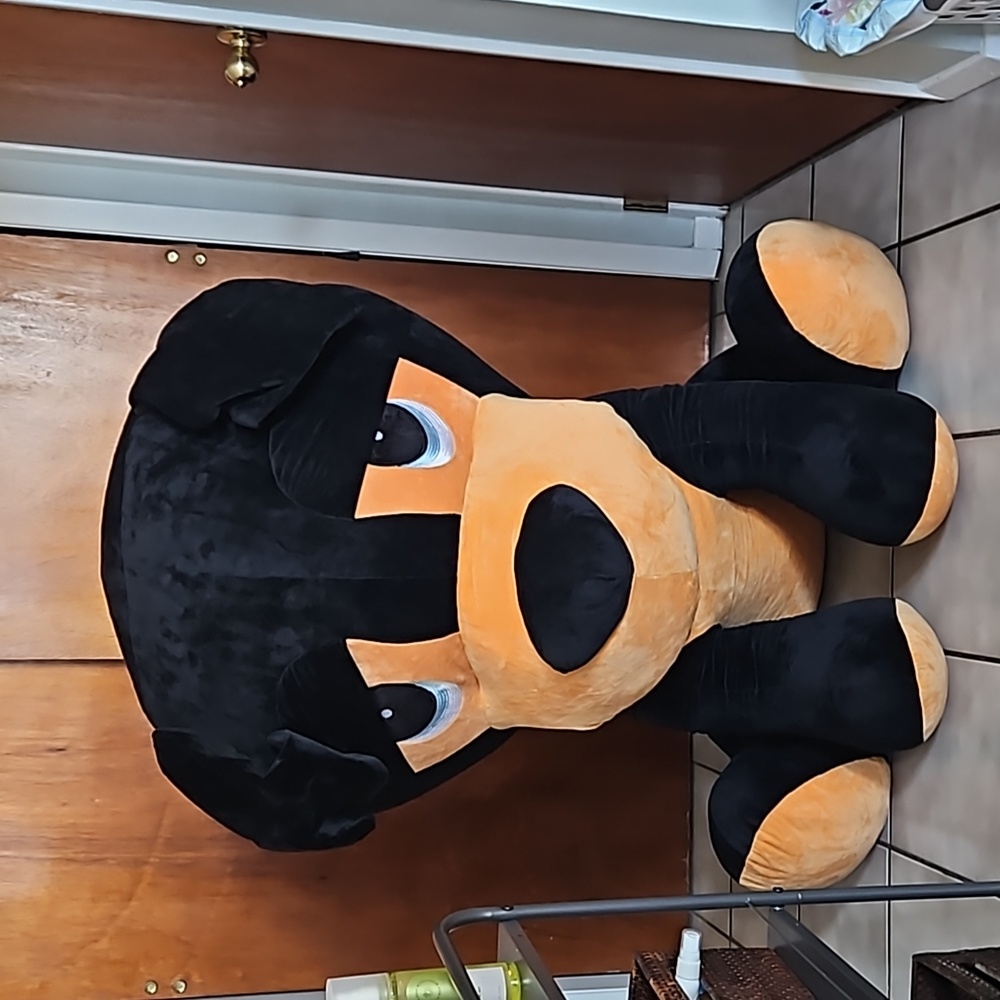 Giant stuffed dog